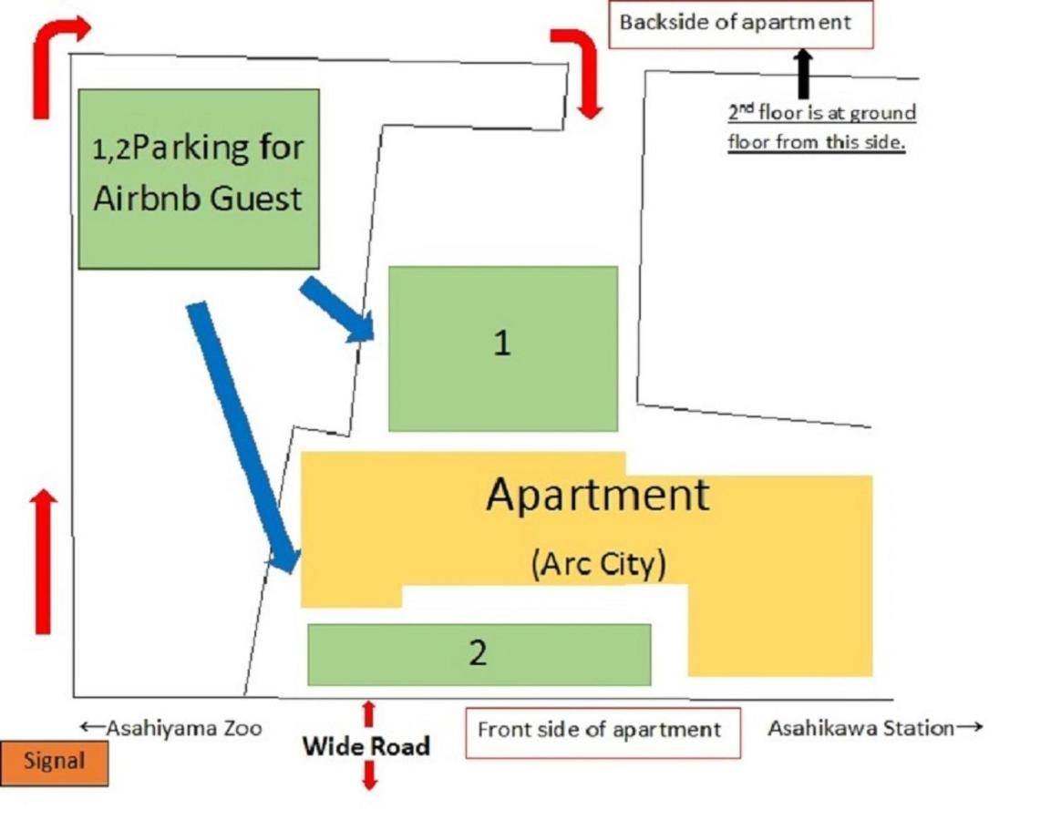 Ark City Asahikawa - Vacation Stay 8508 ภายนอก รูปภาพ